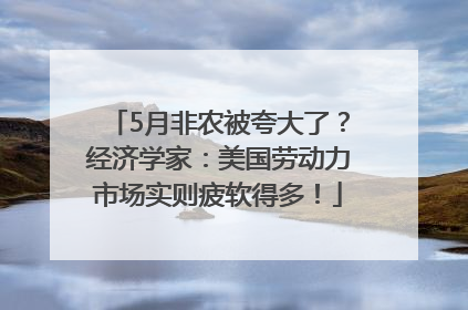 5月非农被夸大了？经济学家：美国劳动力市场实则疲软得多！