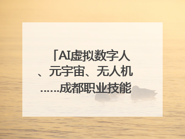 AI虚拟数字人、元宇宙、无人机……成都职业技能大赛启动